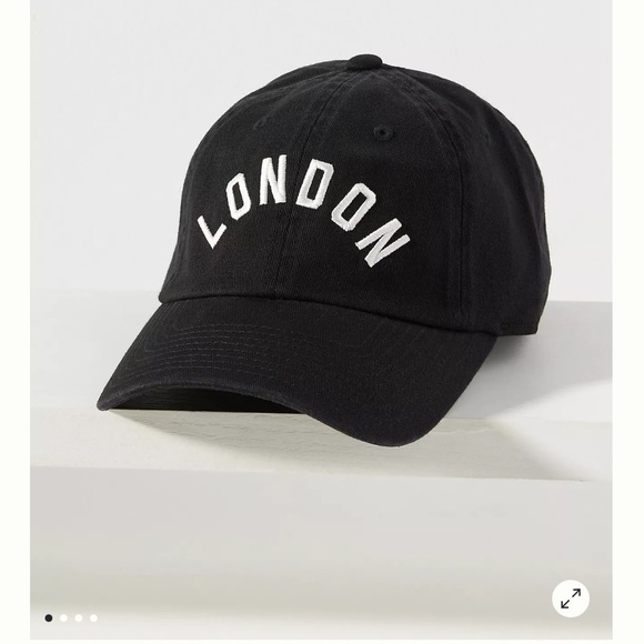 Anthropologie Accessories - Black London Baseball Cap